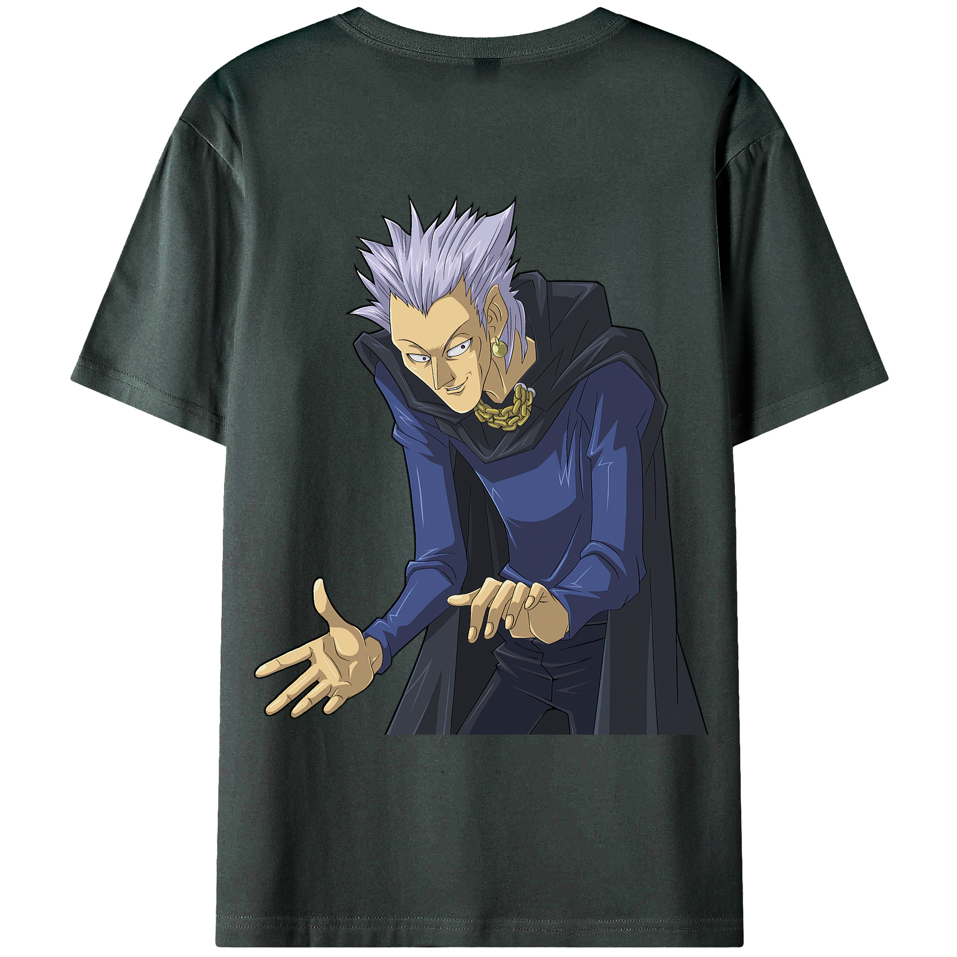 （画像用） 遊☆戯☆王 Yu-Gi-Oh! 綿100％ メンズ半袖Tシャツ（バックプリント） 通気性